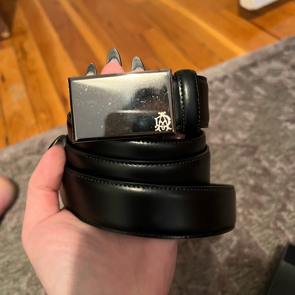 Dunhill Leather Belt. Brand new. Never worn.